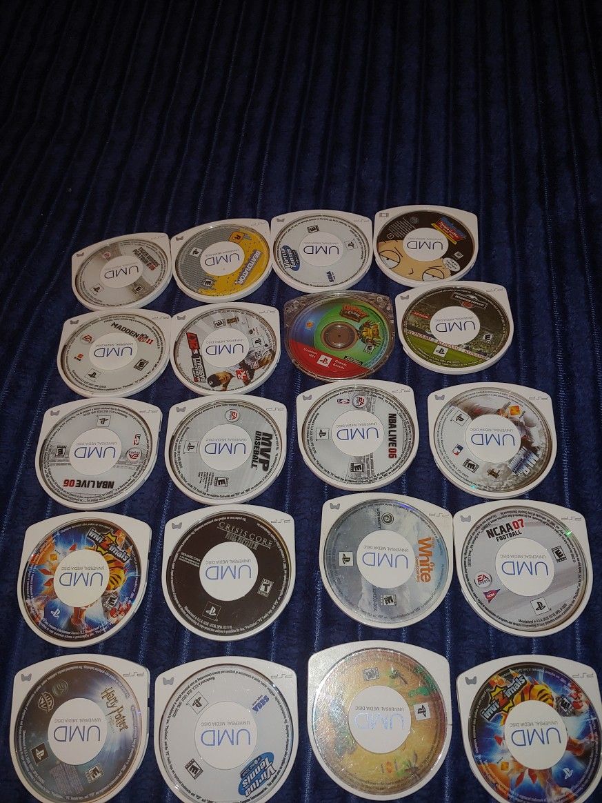 Psp Game Lot 20 Umd Games 