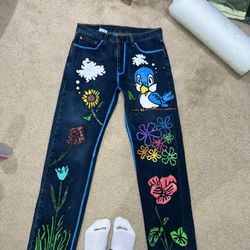 100% WASHABLE custom Levi’s 501s Size 33x33