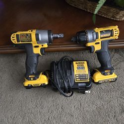 2 -12 Volts  Drills 2 Batteries One Charger.