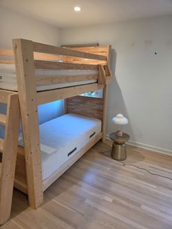 Heavy duty twin xl adult bunk bed