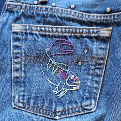 Genuine Levi 501 customized