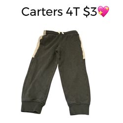 Carters  Jogger Pants Boys Size 4T Great Condition 💖💖x2