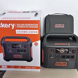 Jackery Explorer 1500 Portable Power Station (1534Wh/1800W)