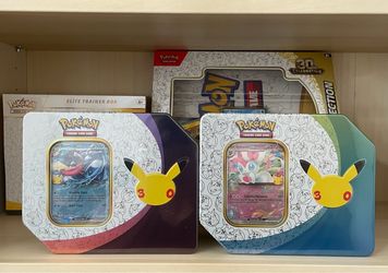 Pokemon 30th Celebration EX Tin ( Greninja & Sylveon)