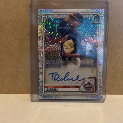 0913 Tony Dibrell Autographed baseball Card