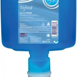 Deb Group 1.2 Liter Refill Blue Refresh Azure Pleasant Scented Foam Soap set of 2