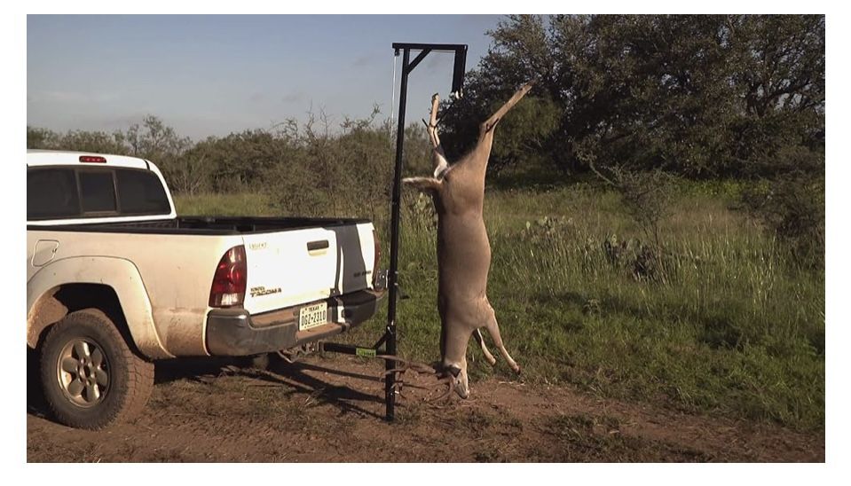 HME Truck Hitch Game Hunting Hoist
