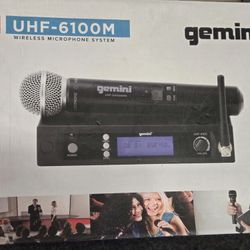 GEMINI UHF 6100M WIRELESS MIC