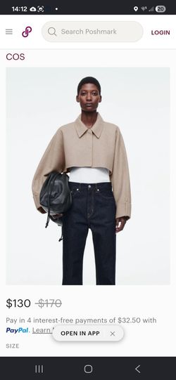 COS Woold Crop Jacket