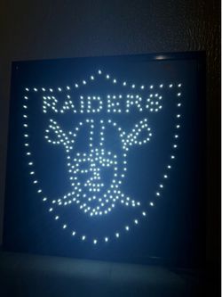 LED Raiders Sign