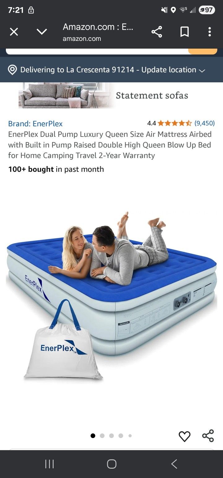 Enerplex Queen Size Airmattress