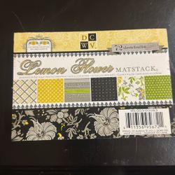 Lemon Flower Matstack Paper Pad