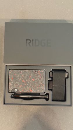 Ridge wallet carbon forged NEW