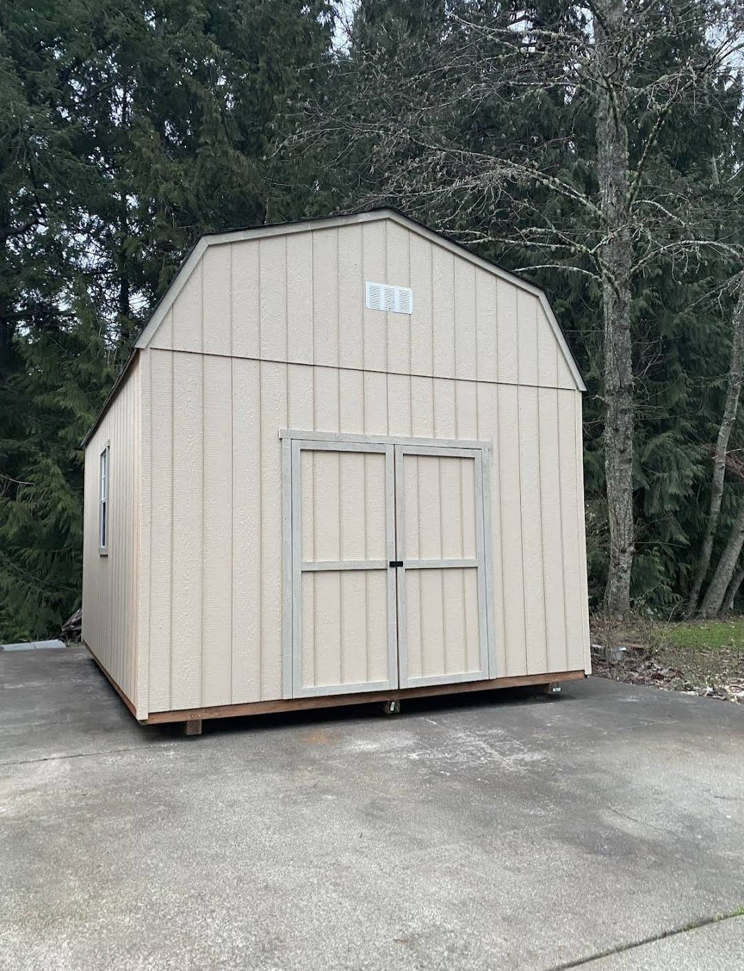12x16 Barn Style Shed 