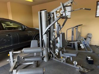 Used Tuff Stuff Apollo 250 Dual Weight Stack 3 Station Commercial Grade Home Gym