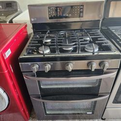 LG DOUBLE OVEN STOVE 