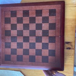 Foldable Checkers And Chess Game