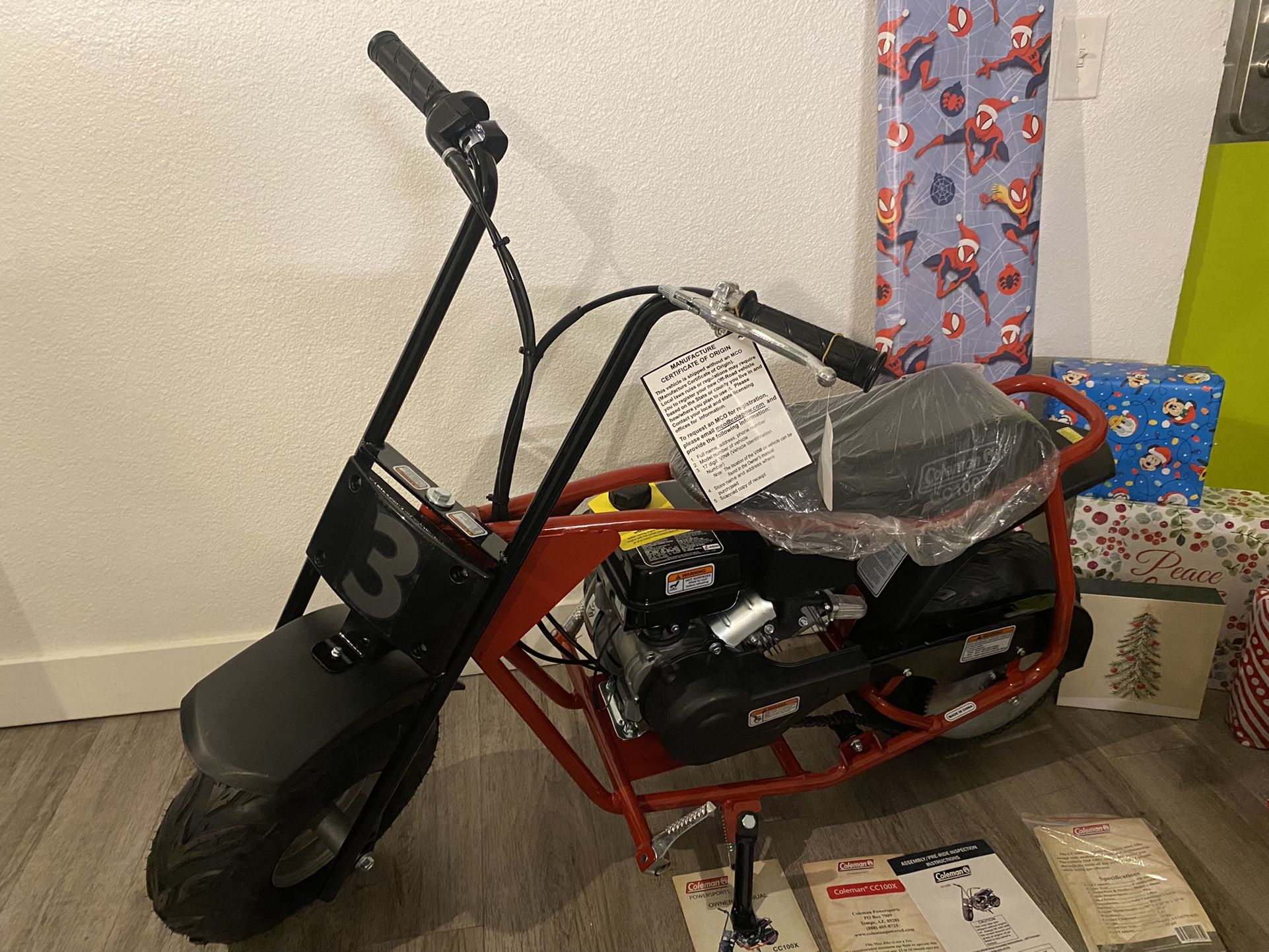 Coleman Powersports CC100X 98CC Gas Powered Ride On Mini Bike for Sale