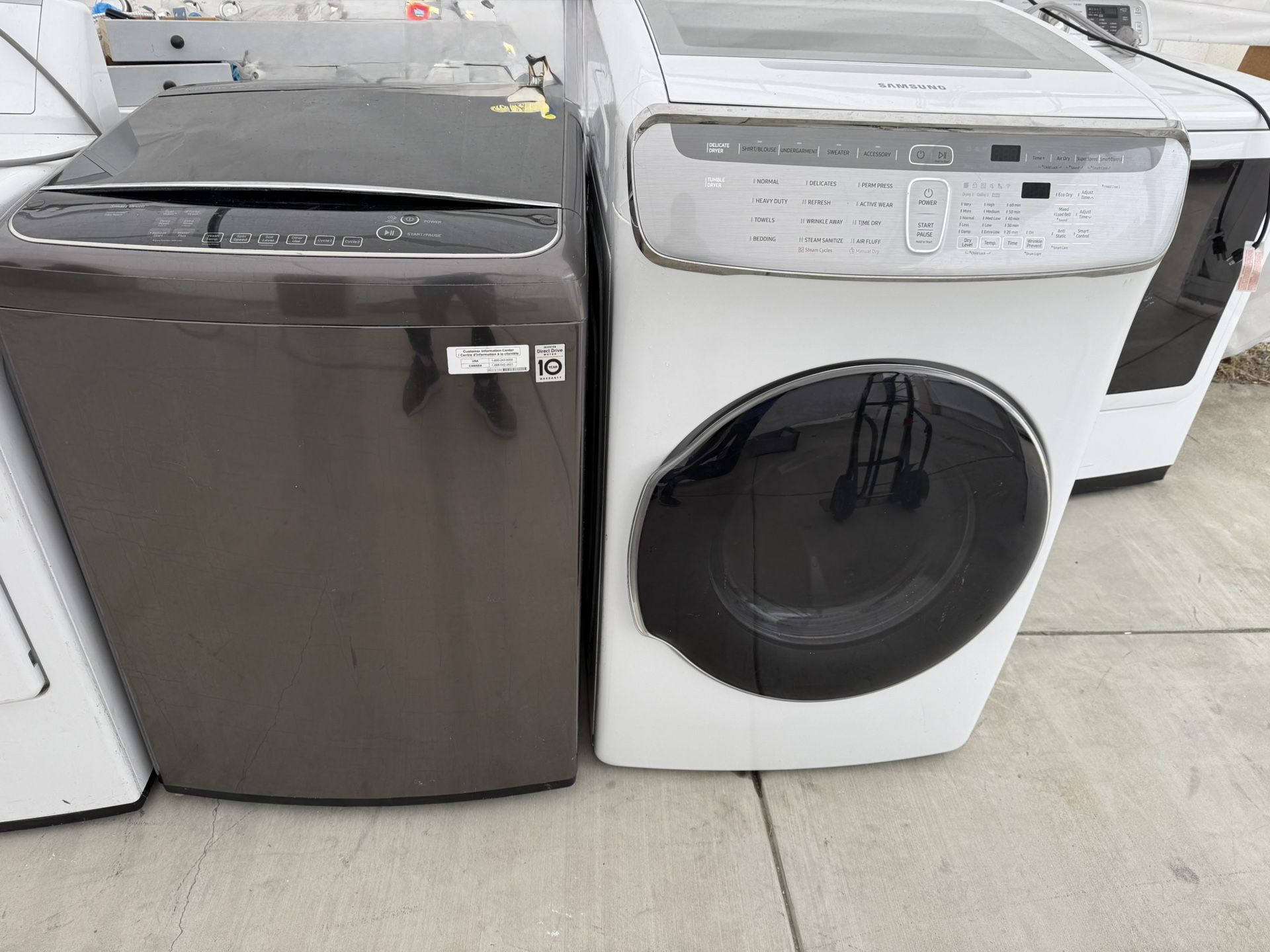 Washer And Electric Dryer