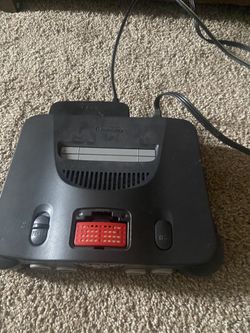 Nintendo 64 with games