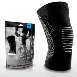 Knee Brace Compression Sleeve for Men & Women - Knee Support for Meniscus Tear, Running, Basketball, Weightlifting, Gym, Workout, Sports (A2-Gray-1 Pa