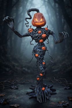 Home Accents Holiday 6.5 ft. Wicked Woods Pumpkin Vine Creature