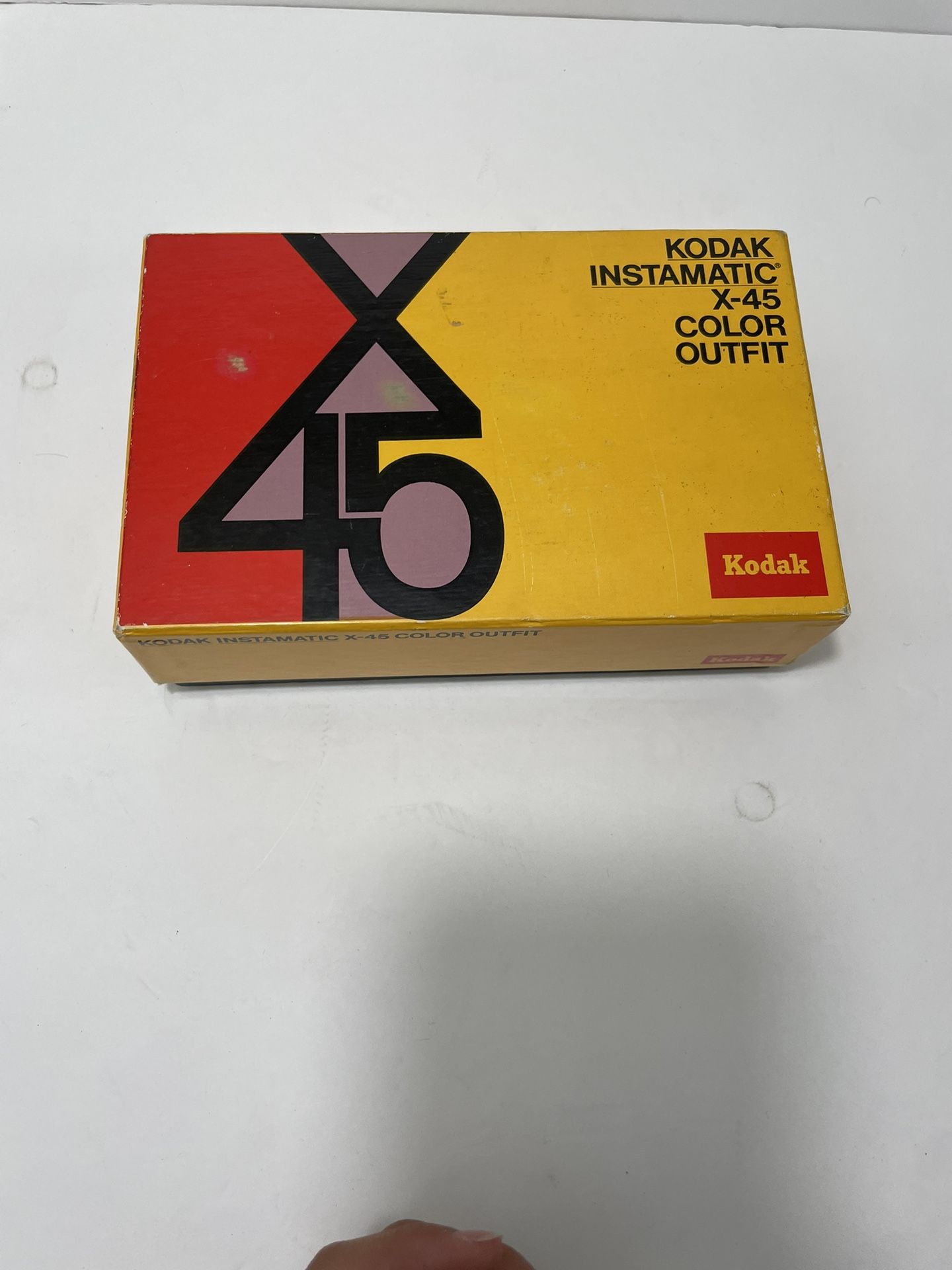 Kodak Instamatic X-45 Color Outfit Camera in box And Manual