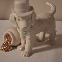 Lenox Gold Year Of Puppies Dog Figurine New With Box 