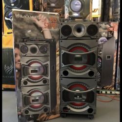 Dual 10" Bluetooth Speaker / Equalizer/ New 