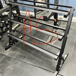 dumbbell weight rack (new)