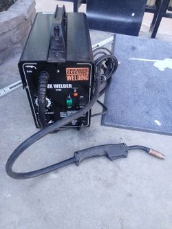 Electric welding flux welder