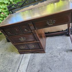 Wood desk 