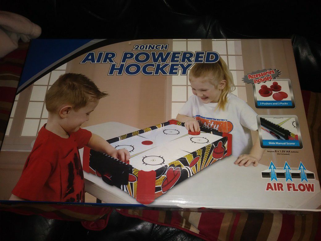20 inch table top air powered hockey