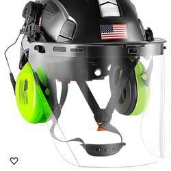 Green Devil Safety Helmet NEW !! Chainsaw 