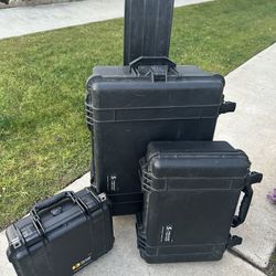 Pelican Cases (1610, 1500, & 1400)