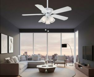 42 inch white ceiling fan