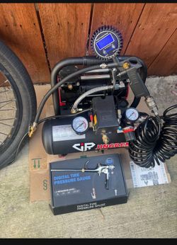 New Air Compressor Very Quiet And Air Nozzle/ tire gauge.