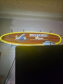 Neon land shark