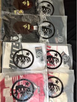 Hellstar/ bape tees