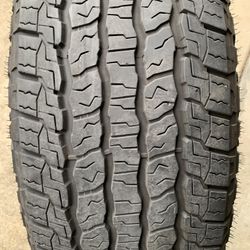1 goodyear wrangler territory A/T tire , 275/60/20 