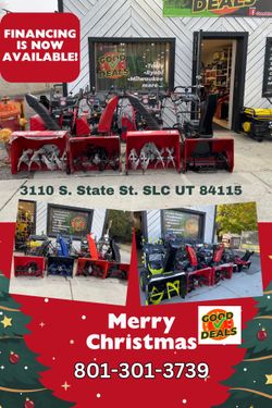 Snowblowers SALE!