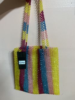 Beady colorful bag