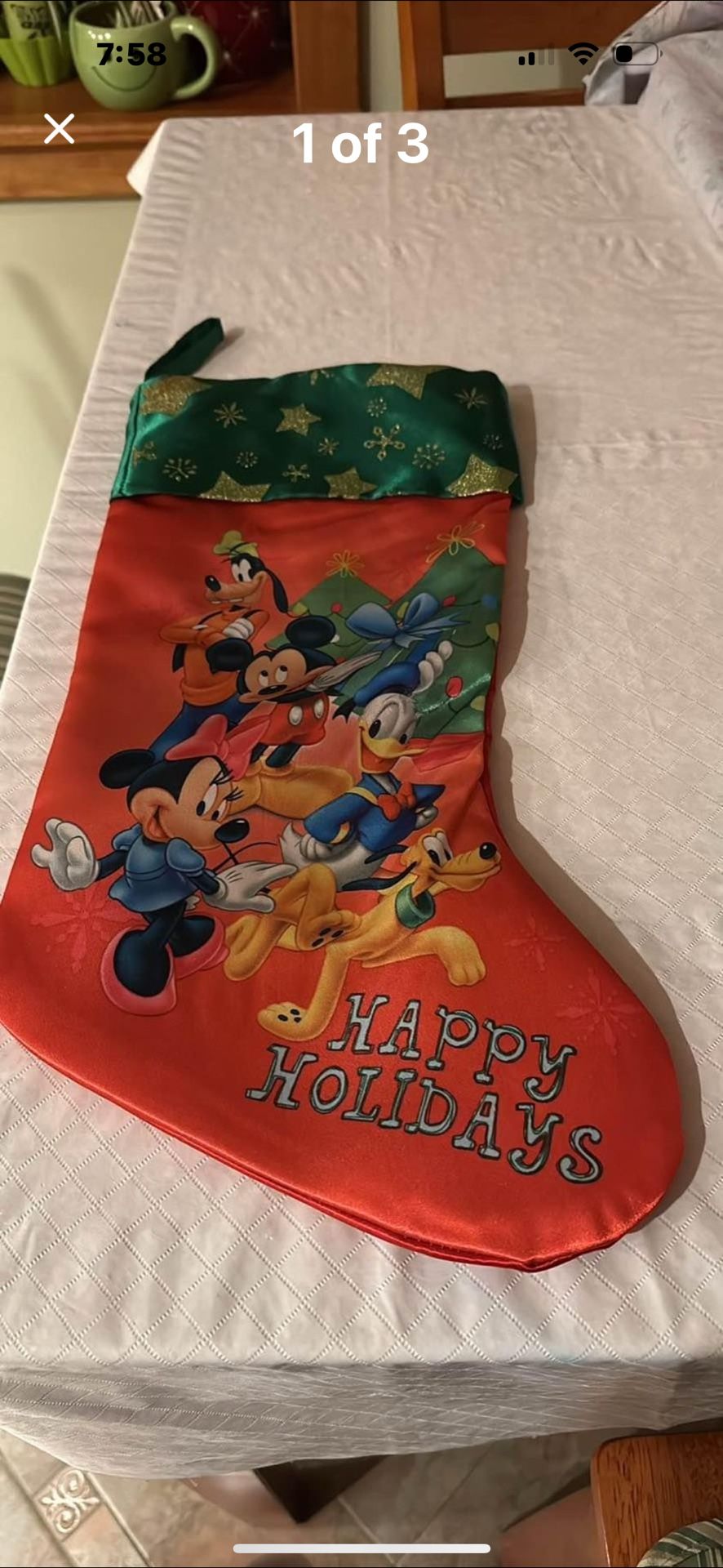 Disney Christmas Stocking