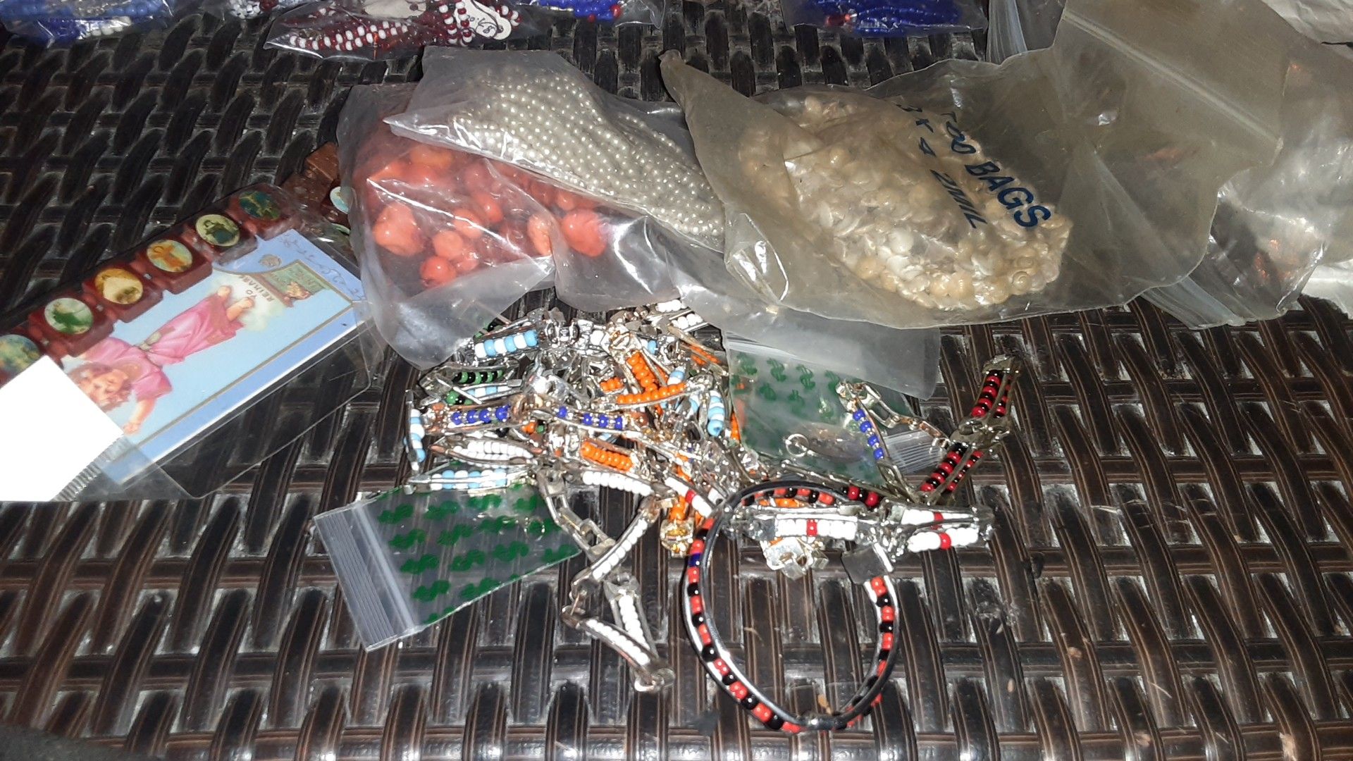 Religious necklaces and bracelets