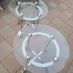 Glass End Tables 