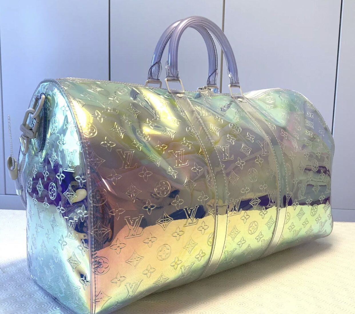 Louis Vuitton Keepall Prism Bag - 6 For Sale on 1stDibs