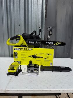 Ryobi 18v HP 14” brushless chainsaw kit