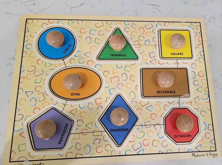 Doug And Melissa Wooden Shape Puzzles