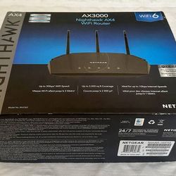 NETGEAR Nighthawk WiFi 6 Router (RAX36) AX3000 3 Gbps Wireless Speed