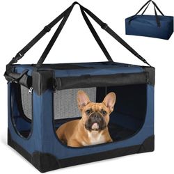 Portable Dog or Cat Pet Crate Collapsible Home or Car